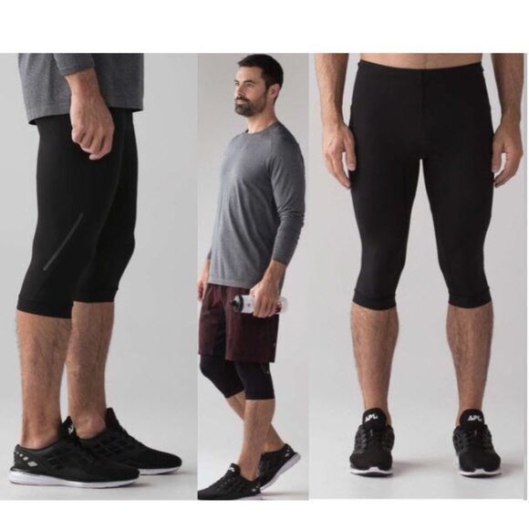 lululemon athletica Other - Lululemon Tight Incredible Stuff Tight Black Athletic Shorts, XL, Gym Fitness